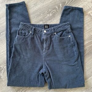 BDG Urban Outfitters Mom High Rise Blue Navy Corduroy Pants